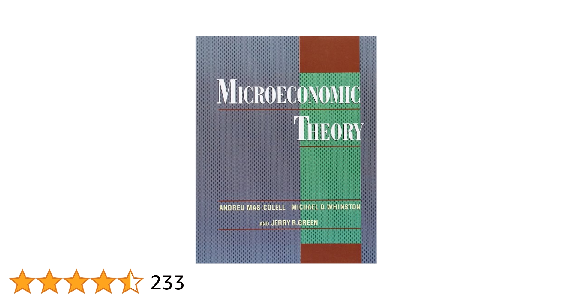 ビジネス・経済 Microeconomic Theory Microeconomic Theory - Mas-Colell, Andreu; Whinston, Michael